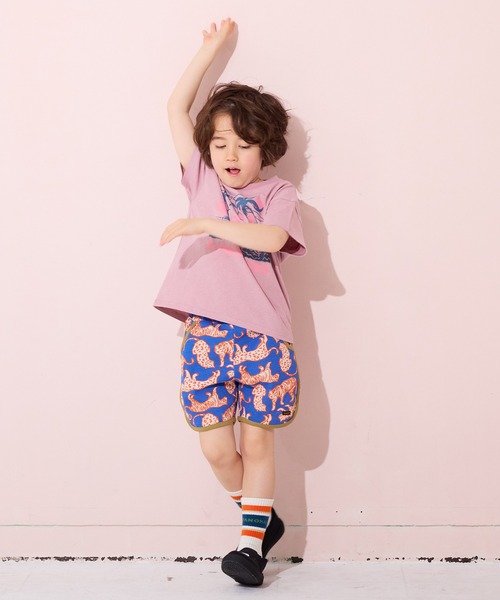 MARKEY'S（マーキーズ）の「【吸水速乾】サーマルメッシュ総柄ショートパンツ（その他パンツ・キッズ・ブルー/チャコール/レッド/グリーン・80/90/95/100/110/120/130/140/150）」の13枚目の写真
