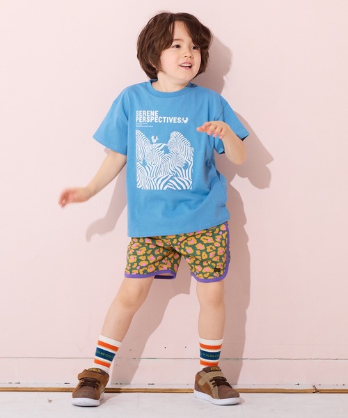 MARKEY'S（マーキーズ）の「【吸水速乾】サーマルメッシュ総柄ショートパンツ（その他パンツ・キッズ・ブルー/チャコール/レッド/グリーン・80/90/95/100/110/120/130/140/150）」の10枚目の写真