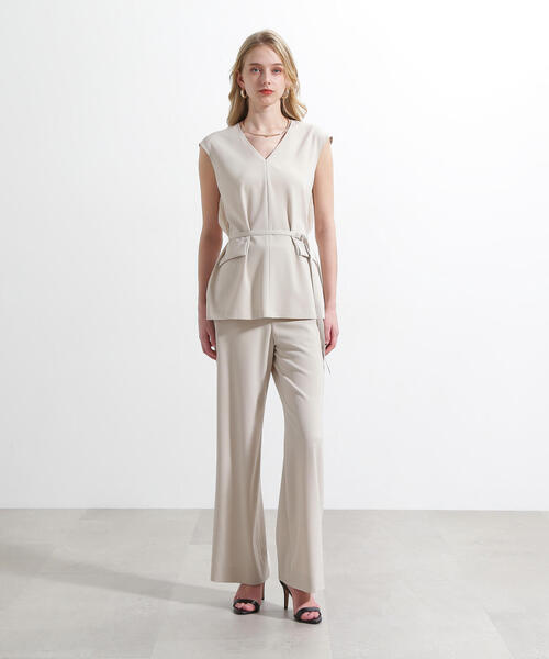 PINKY&DIANNE（ピンキーアンドダイアン）の「◆２WAYストレッチバックシアーブラウス（シャツ/ブラウス・レディース・ベージュ/ブラック・38）」の13枚目の写真