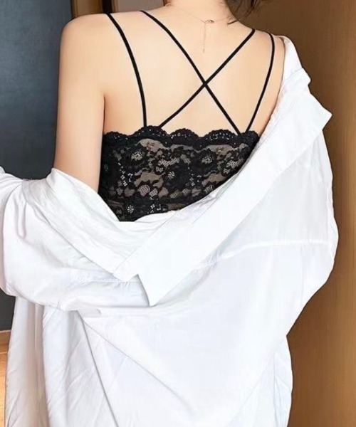美品　ozz angelo ゴシックプリントキャミソール　総柄　レースアップ 美品 ozz angelo ゴシックプリントキャミソール 総柄 レース