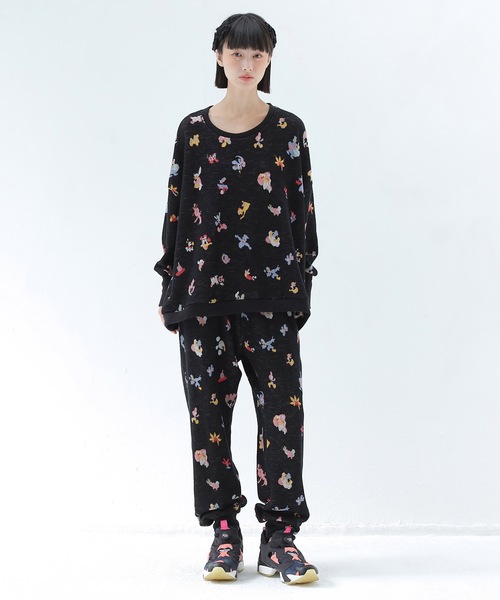 bedsidedrama（ベットサイドドラマ）の「Origin Jacquard Pullover（ニット/セーター・レディース・ブラック/ブラック系/ホワイト・1/2）」の6枚目の写真