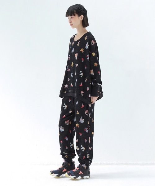 bedsidedrama（ベットサイドドラマ）の「Origin Jacquard Pullover（ニット/セーター・レディース・ブラック/ブラック系/ホワイト・1/2）」の7枚目の写真