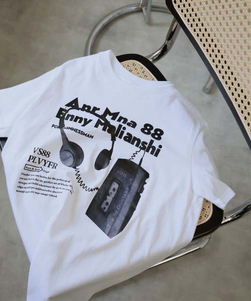 Ulysses(ユリシス)の「ロゴプリントTシャツ(Tシャツ/カットソー・レディース・ダークグレー/ホワイト/ライトグレー・F)」の15枚目の写真