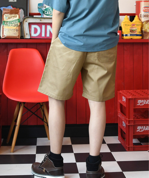 Dickies(ディッキーズ)の「【neos】GENUINE DICKIES ジェニュイン ディッキーズ ワンポイントロゴ ツイル シェフ ショーツ(チノパンツ・メンズ・チャコールグレー/ブラック/カーキ/ベージュ・MEDIUM/LARGE/X-LARGE)」の21枚目の写真
