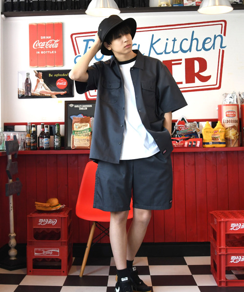 Dickies(ディッキーズ)の「【neos】GENUINE DICKIES ジェニュイン ディッキーズ ワンポイントロゴ ツイル シェフ ショーツ(チノパンツ・メンズ・チャコールグレー/ブラック/カーキ/ベージュ・MEDIUM/LARGE/X-LARGE)」の14枚目の写真