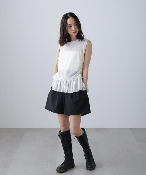 セール】◇ベルト付きダブルタックショートパンツ（その他パンツ