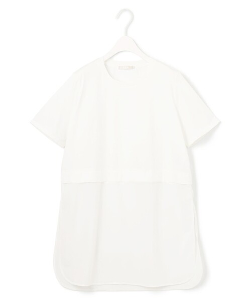 ICB(アイシービー)の「シアージャージーコンビ カットソー(Tシャツ/カットソー・レディース・アイボリー系/ブラック系/ダークブラウン系/グレー系・X-SMALL/SMALL/MEDIUM)」の18枚目の写真