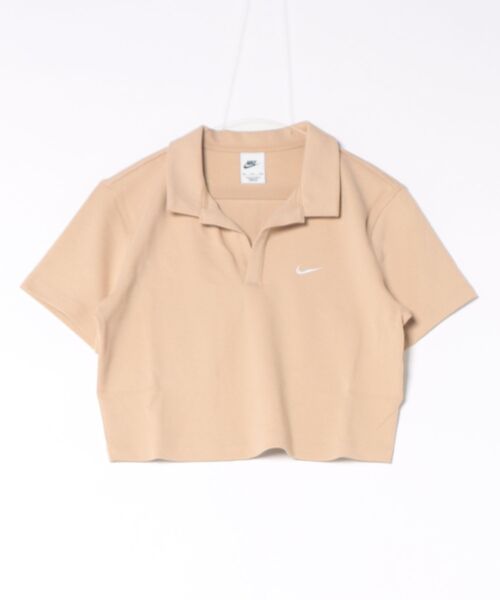 NIKE（ナイキ）の「《NIKEアパレル》ウィメンズ NSW エッセンシャル S/S ポロ（ポロシャツ・レディース・ライトブルー/ブラック×ホワイト/ホワイト系その他/ヘザーグレー/レッド系その他/ブラウン系その他・XL/L/M/S/XS/2XL）」の4枚目の写真