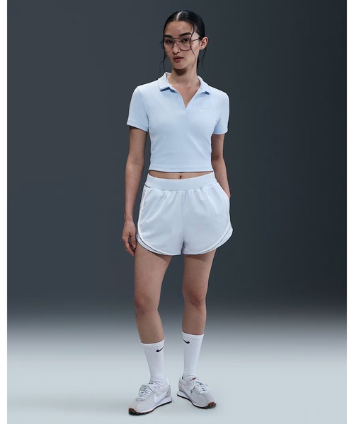 NIKE（ナイキ）の「《NIKEアパレル》ウィメンズ NSW エッセンシャル S/S ポロ（ポロシャツ・レディース・ライトブルー/ブラック×ホワイト/ホワイト系その他/ヘザーグレー/レッド系その他・XL/L/M/S/XS）」の21枚目の写真