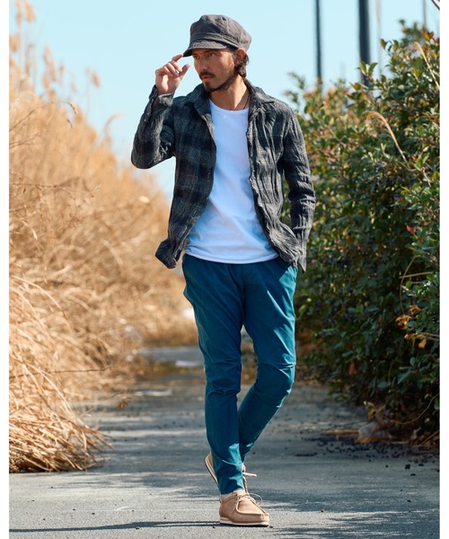 wjk(ダヴルジェイケイ)の「2-hook tweedy check(シャツ/ブラウス・メンズ・ブラック/ブルー/グリーン・SMALL/MEDIUM/LARGE/X-LARGE)」の14枚目の写真