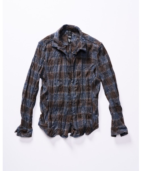 wjk(ダヴルジェイケイ)の「2-hook tweedy check(シャツ/ブラウス・メンズ・ブラック/ブルー/グリーン・SMALL/MEDIUM/LARGE/X-LARGE)」の22枚目の写真