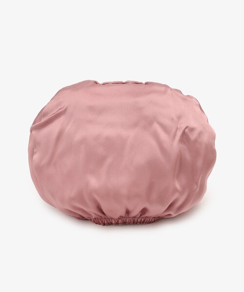 Afternoon Tea（アフタヌーンティー）の「ロゴシルクナイトキャップ/ヴェロニカ・ハリム（その他ルームウェア・レディース・ベージュ/ピンク・ONE SIZE）」の6枚目の写真