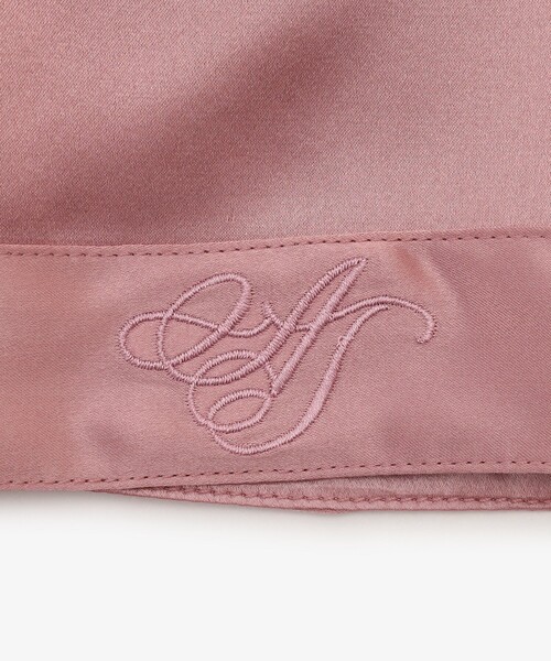 Afternoon Tea（アフタヌーンティー）の「ロゴシルクナイトキャップ/ヴェロニカ・ハリム（その他ルームウェア・レディース・ベージュ/ピンク・ONE SIZE）」の11枚目の写真