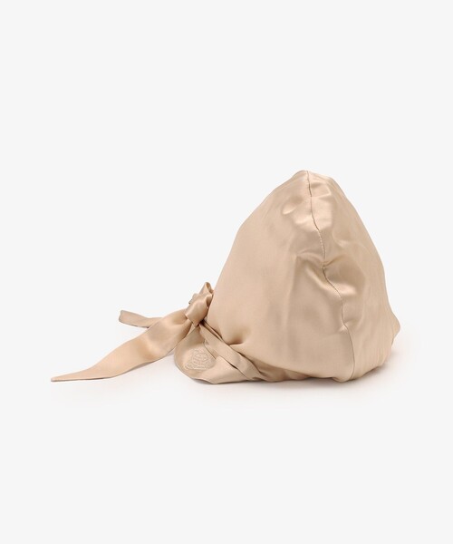 Afternoon Tea（アフタヌーンティー）の「ロゴシルクナイトキャップ/ヴェロニカ・ハリム（その他ルームウェア・レディース・ベージュ/ピンク・ONE SIZE）」の16枚目の写真