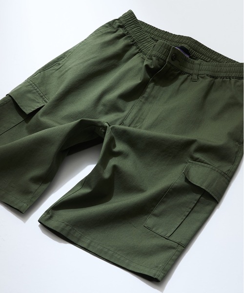 ragged mountain(ラギットマウンテン)の「【RAGGED MOUNTAIN:ラギットマウンテン】カーゴショートパンツ(カーゴパンツ・メンズ・ブラック/ベージュ/カーキ・MEDIUM/LARGE/X-LARGE)」の3枚目の写真