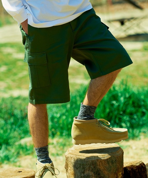 ragged mountain(ラギットマウンテン)の「【RAGGED MOUNTAIN:ラギットマウンテン】カーゴショートパンツ(カーゴパンツ・メンズ・ブラック/ベージュ/カーキ・MEDIUM/LARGE/X-LARGE)」の11枚目の写真