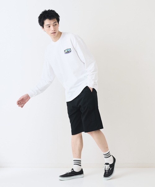 ragged mountain(ラギットマウンテン)の「【RAGGED MOUNTAIN:ラギットマウンテン】カーゴショートパンツ(カーゴパンツ・メンズ・ブラック/ベージュ/カーキ・MEDIUM/LARGE/X-LARGE)」の15枚目の写真