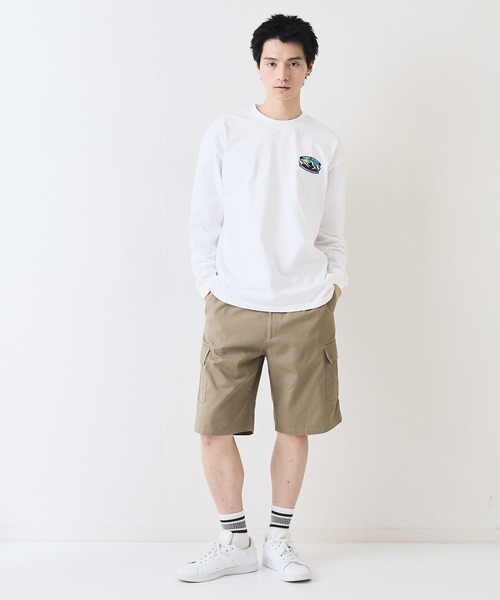 ragged mountain(ラギットマウンテン)の「【RAGGED MOUNTAIN:ラギットマウンテン】カーゴショートパンツ(カーゴパンツ・メンズ・ブラック/ベージュ/カーキ・MEDIUM/LARGE/X-LARGE)」の18枚目の写真