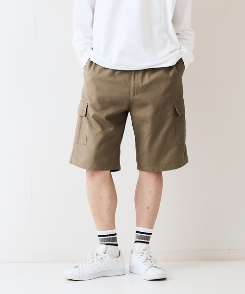 ragged mountain(ラギットマウンテン)の「【RAGGED MOUNTAIN:ラギットマウンテン】カーゴショートパンツ(カーゴパンツ・メンズ・ブラック/ベージュ/カーキ・MEDIUM/LARGE/X-LARGE)」の20枚目の写真