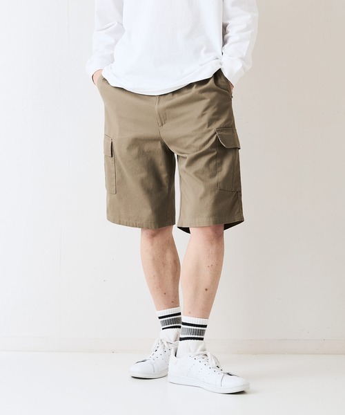 ragged mountain(ラギットマウンテン)の「【RAGGED MOUNTAIN:ラギットマウンテン】カーゴショートパンツ(カーゴパンツ・メンズ・ブラック/ベージュ/カーキ・MEDIUM/LARGE/X-LARGE)」の21枚目の写真