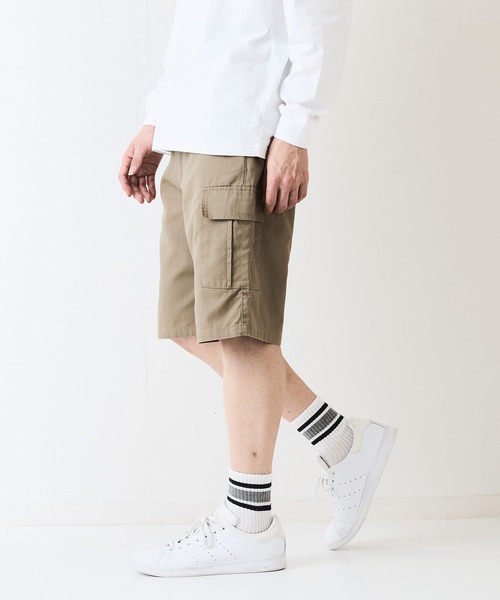 ragged mountain(ラギットマウンテン)の「【RAGGED MOUNTAIN:ラギットマウンテン】カーゴショートパンツ(カーゴパンツ・メンズ・ブラック/ベージュ/カーキ・MEDIUM/LARGE/X-LARGE)」の22枚目の写真