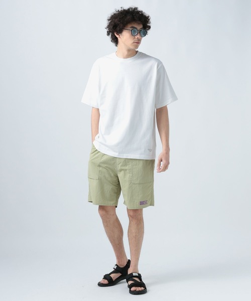 BAYFLOW（ベイフロー）の「[ヴィンテージ感]ピグメント天竺半袖Tシャツ（Tシャツ/カットソー・メンズ・イエロー/ホワイト/チャコール/グリーン・MEDIUM/LARGE）」の6枚目の写真