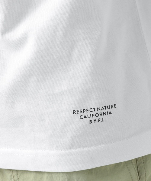 BAYFLOW（ベイフロー）の「[ヴィンテージ感]ピグメント天竺半袖Tシャツ（Tシャツ/カットソー・メンズ・イエロー/ホワイト/チャコール/グリーン・MEDIUM/LARGE）」の7枚目の写真