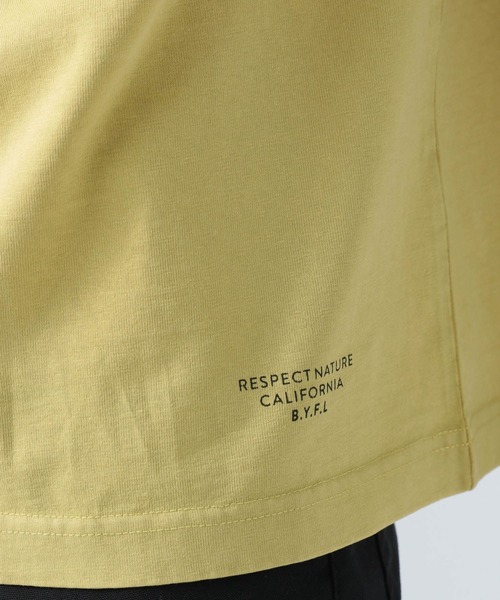 BAYFLOW（ベイフロー）の「[ヴィンテージ感]ピグメント天竺半袖Tシャツ（Tシャツ/カットソー・メンズ・イエロー/ホワイト/チャコール/グリーン・MEDIUM/LARGE）」の15枚目の写真