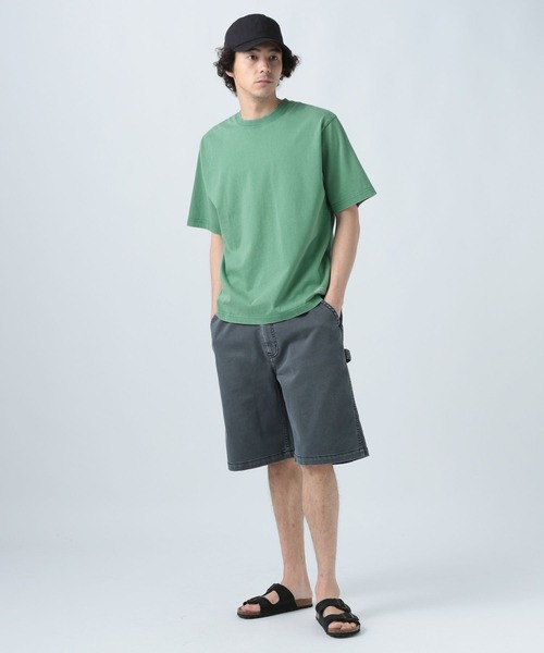 BAYFLOW（ベイフロー）の「[ヴィンテージ感]ピグメント天竺半袖Tシャツ（Tシャツ/カットソー・メンズ・イエロー/ホワイト/チャコール/グリーン・MEDIUM/LARGE）」の17枚目の写真