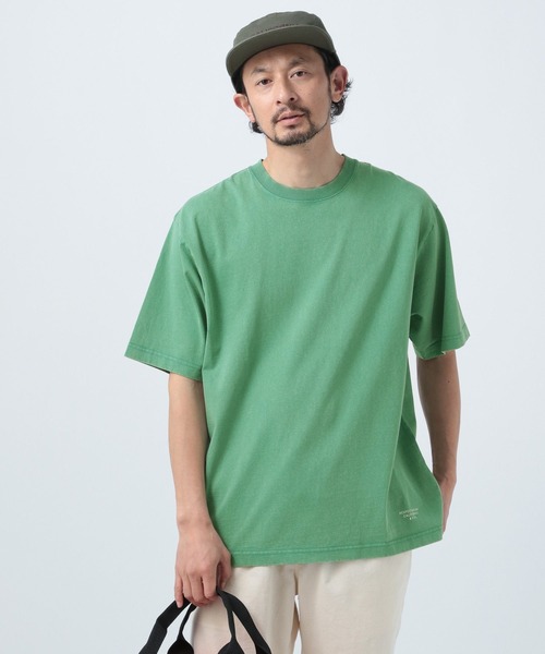 BAYFLOW（ベイフロー）の「[ヴィンテージ感]ピグメント天竺半袖Tシャツ（Tシャツ/カットソー・メンズ・イエロー/ホワイト/チャコール/グリーン・MEDIUM/LARGE）」の22枚目の写真