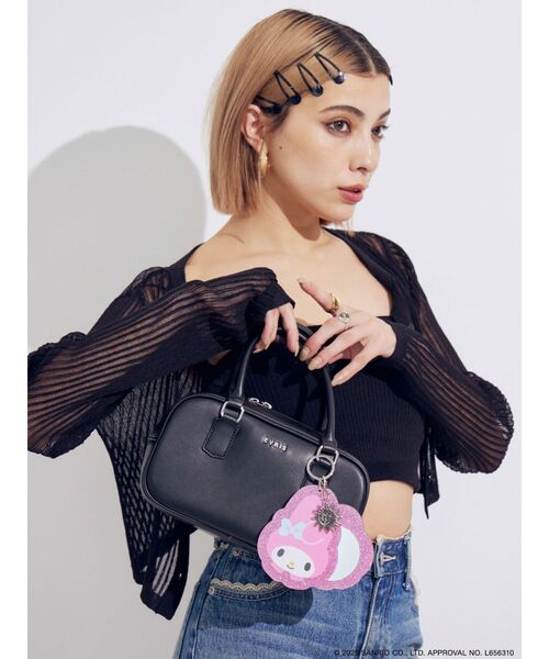 EVRIS（エヴリス）の「【メロクロコラボ】マイメロディグリッターミラーキーホルダー（キーケース/キーアクセサリー・レディース・ピンク・FREE）」の3枚目の写真