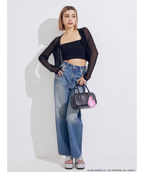 EVRIS（エヴリス）の「【メロクロコラボ】マイメロディグリッターミラーキーホルダー（キーケース/キーアクセサリー・レディース・ピンク・FREE）」の6枚目の写真