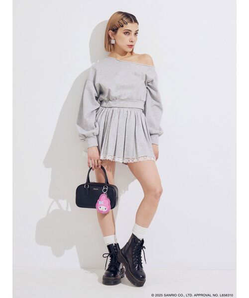 EVRIS（エヴリス）の「【メロクロコラボ】マイメロディグリッターミラーキーホルダー（キーケース/キーアクセサリー・レディース・ピンク・FREE）」の9枚目の写真