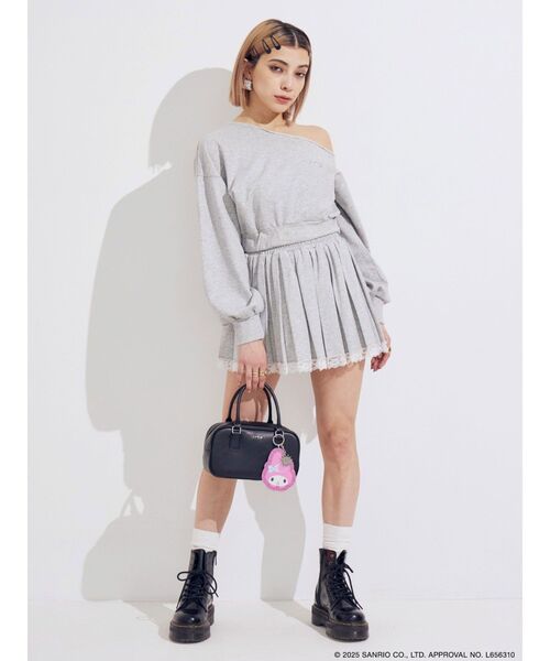 EVRIS（エヴリス）の「【メロクロコラボ】マイメロディグリッターミラーキーホルダー（キーケース/キーアクセサリー・レディース・ピンク・FREE）」の10枚目の写真