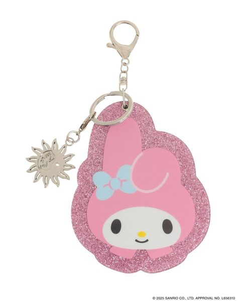 EVRIS（エヴリス）の「【メロクロコラボ】マイメロディグリッターミラーキーホルダー（キーケース/キーアクセサリー・レディース・ピンク・FREE）」の11枚目の写真
