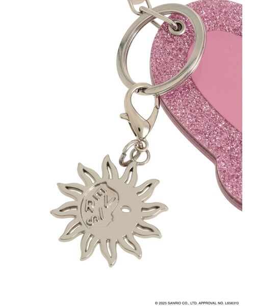 EVRIS（エヴリス）の「【メロクロコラボ】マイメロディグリッターミラーキーホルダー（キーケース/キーアクセサリー・レディース・ピンク・FREE）」の13枚目の写真