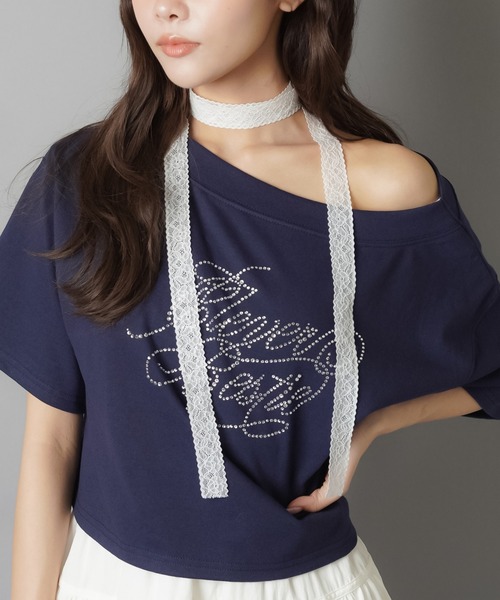 SPINNS - SPINNS 代行 セール】大人気デザインが半袖になって再登場！オフショルT