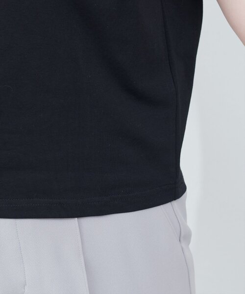 natural couture(ナチュラルクチュール)の「レースヨーク切替Tシャツ(Tシャツ/カットソー・レディース・ピンク/ブラック/オフホワイト/ブルー・FREE)」の22枚目の写真
