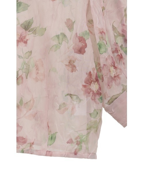 SHEER FLOWER SHORT SLEEVE SHIRTS（シャツ/ブラウス）｜CLANE（クラネ