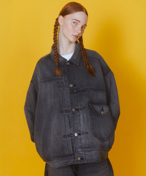 フラボア デニム ジャケット サイズM Lee×FRAPBOIS COW BOY JACKET(デニムジャケット)|FRAPBOIS