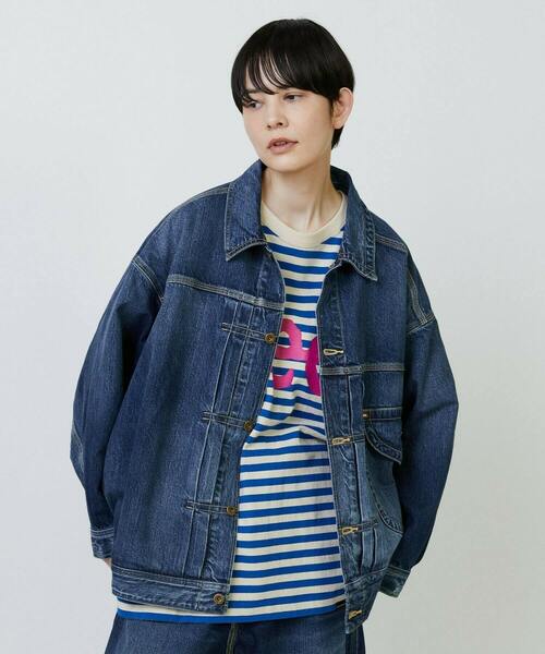 フラボア デニム　ジャケット　サイズM PRADA(プラダ) ボアデニムジャケットGFB289 GFB289 インディゴ