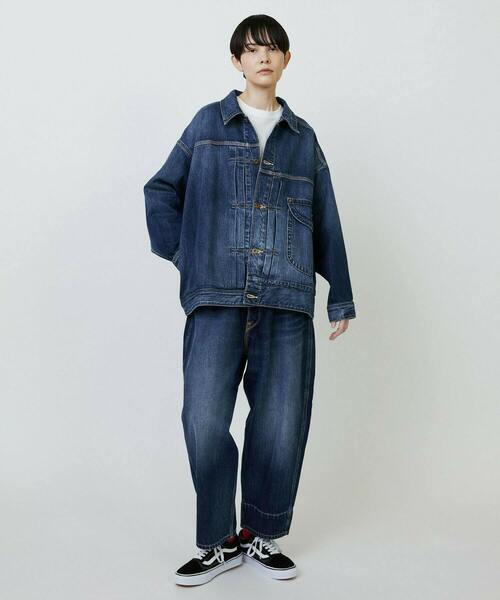 FRAPBOIS（フラボア）の「Lee×FRAPBOIS COW BOY JACKET（デニムジャケット・レディース・ブルー/ブラック・M/S）」の15枚目の写真