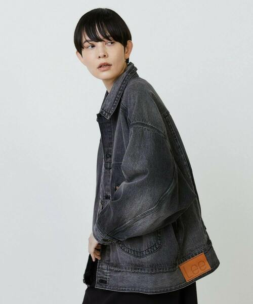 FRAPBOIS（フラボア）の「Lee×FRAPBOIS COW BOY JACKET（デニムジャケット・レディース・ブルー/ブラック・M/S）」の22枚目の写真