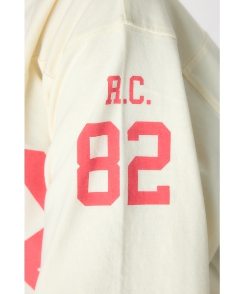 RODEO CROWNS WIDE BOWL（ロデオクラウンズワイドボウル）の「【Champion】フットボールTシャツ（Tシャツ/カットソー・レディース・チャコールグレー/オフホワイト/ライトイエロー・FREE）」の5枚目の写真