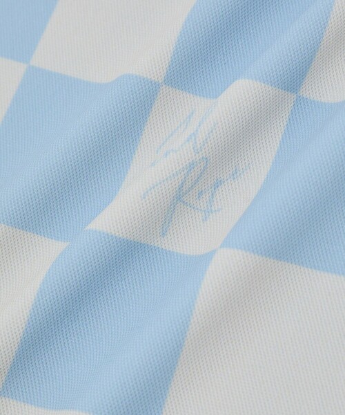 浅地洋佑プロ着用】【UV】【吸水速乾】チェッカープリント半袖