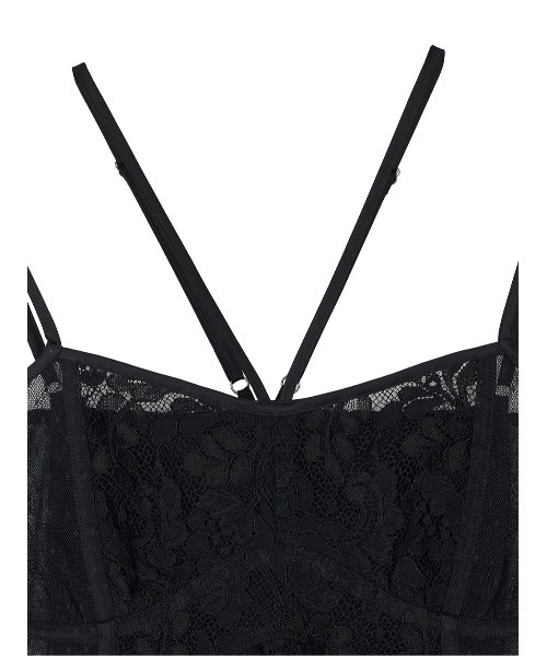 MEDI LINGERIE LIKE PEPLUM BUSTIER（キャミソール）｜Ameri
