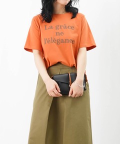 【最終値下げ】INSCRIREアンスクリアPrint Tight Fit Tee セール】【INSCRIRE /アンスクリア】Print Tight Fit Tee：T