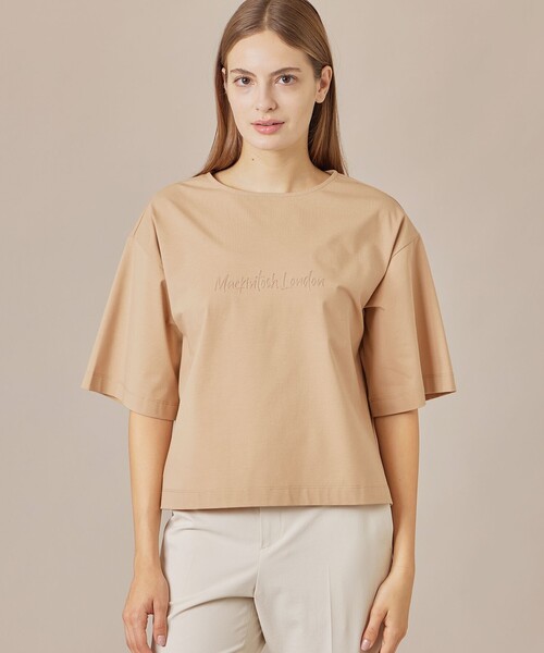 MACKINTOSH LONDON（マッキントッシュ ロンドン）の「ソリッドカラーベア天竺プルオーバー（Tシャツ/カットソー・レディース・ブルー/ブラウン系その他4/ベージュ/レッド系その他3・38/40）」の3枚目の写真