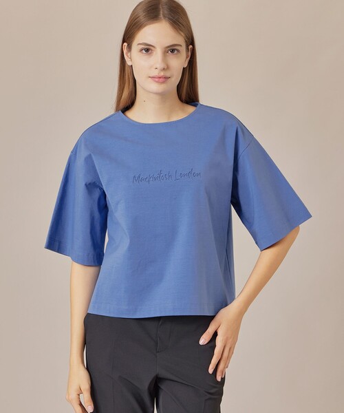 MACKINTOSH LONDON（マッキントッシュ ロンドン）の「ソリッドカラーベア天竺プルオーバー（Tシャツ/カットソー・レディース・ブルー/ブラウン系その他4/ベージュ/レッド系その他3・38/40）」の4枚目の写真