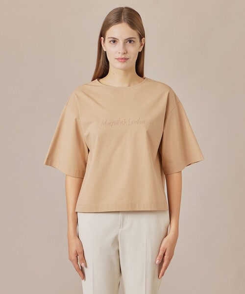 MACKINTOSH LONDON（マッキントッシュ ロンドン）の「ソリッドカラーベア天竺プルオーバー（Tシャツ/カットソー・レディース・ブルー/ブラウン系その他4/ベージュ/レッド系その他3・38/40）」の18枚目の写真